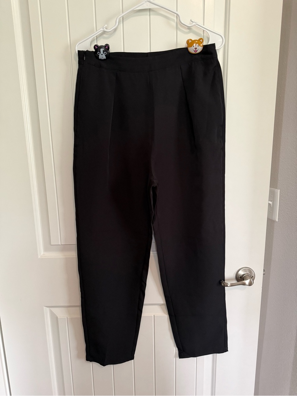SHEIN Black High Waist Tailored Pants